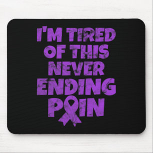 Fibromyalgie Krieger ich bin müde, niemals Pai zu Mousepad