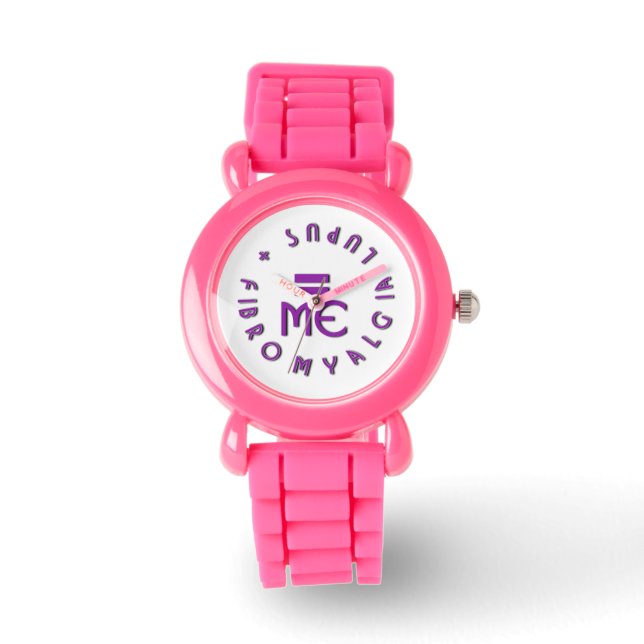 Fibromyalgie & Lupus-Sensibilisierungskampagne Armbanduhr (Vorderseite)