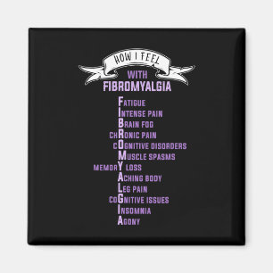 Fibromyalgie-Spoonie und Fibro-Bewusstsein Magnet