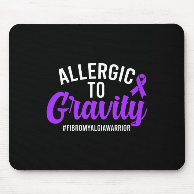 Fibromyalgie Warrior Fibromyalgie Bewusstsein Mousepad (Vorne)