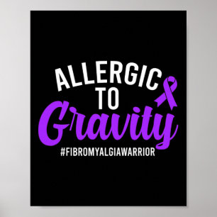 Fibromyalgie Warrior Fibromyalgie Bewusstsein Poster