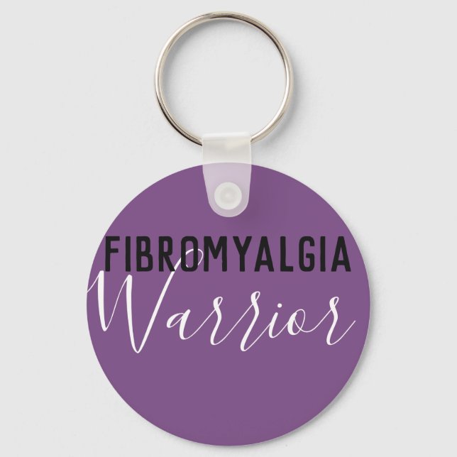 Fibromyalgie Warrior Schlüsselanhänger (Vorderseite)