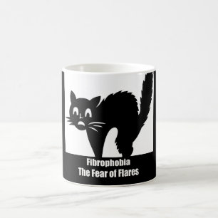 Fibrophobia Furcht vor Aufflackern-Kaffee-Tasse Kaffeetasse