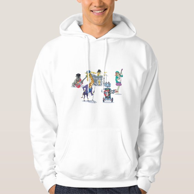 FIC Band-ErwachsenerHoodie Hoodie (Vorderseite)