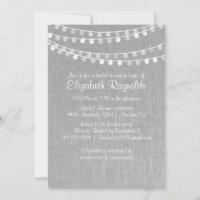 Ficelle des invitations de Fête de la mariée de
