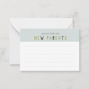 Fiche de conseil Baby shower des couples d'effort 