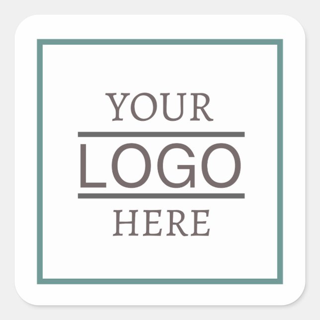 Fiche Étiquette de votre logo d'entreprise - Basiq (Devant)