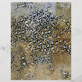 Fiche papier pour album Safari Grunge Abstrait