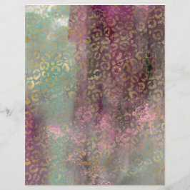 Fiche papier pour album Safari Grunge Abstrait