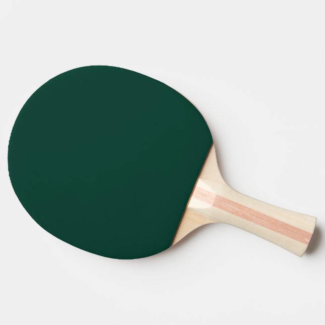 Fichte in fester Farbe dunkelgrün Tischtennis Schläger (Seitenansicht)