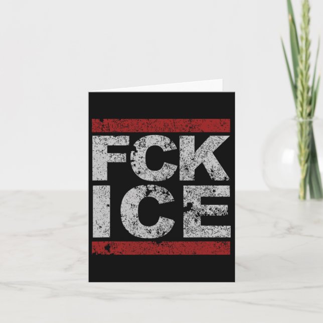 Fick Ice gestört Karte (Vorderseite)