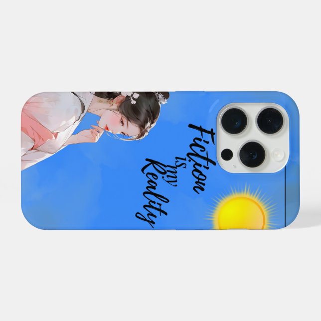 Fiction Mädchen Handyhülle iPhone 15 Pro Hülle (Rückseite (Horizontal))