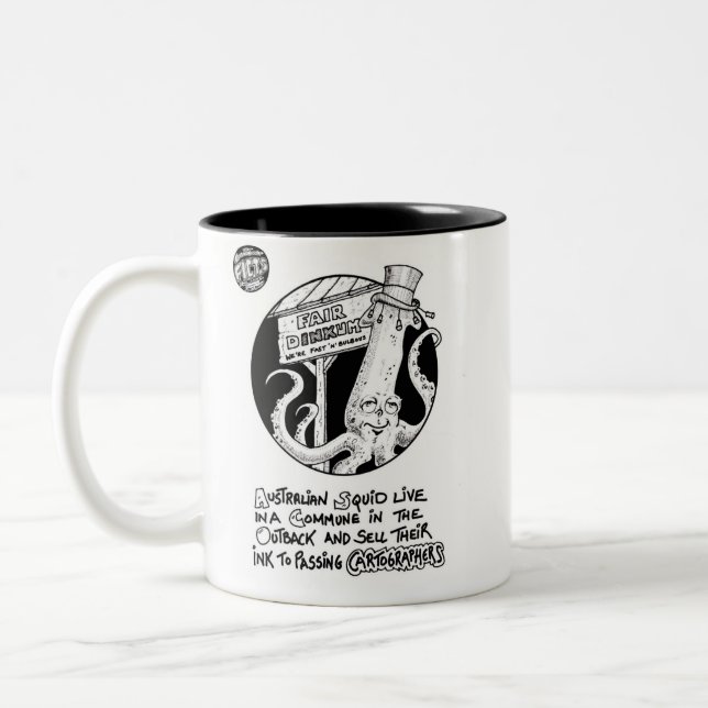 FICTS "Tintenfisch-Tinte" 2-Ton Tasse (Links)