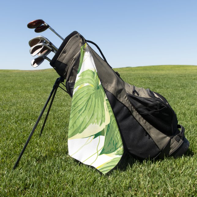 Ficus Pflanze 2 Golfhandtuch (Gras)