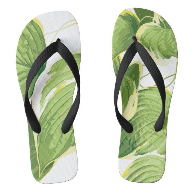 Ficus Pflanze Flip Flops (Fußbett)