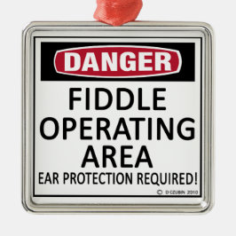 Fiddle-Arbeitsfläche Silbernes Ornament