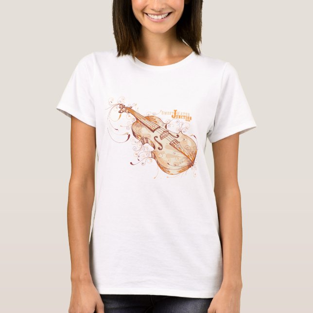 Fiddle-Design T-Shirt (Vorderseite)