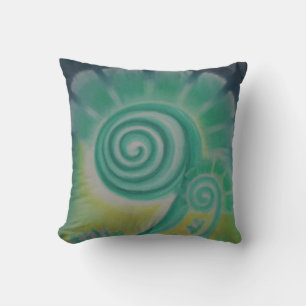 Fiddle Fern Energy Pastell Art Throw Kissen
