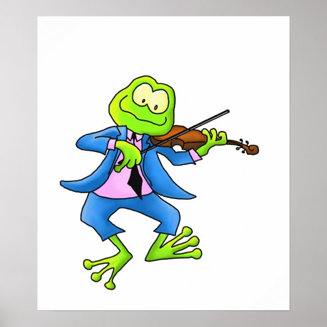 Fiddle Frog Poster (Vorne)