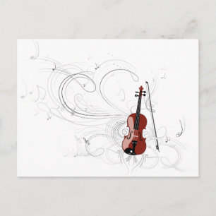 Fiddle Symphony Postkarte