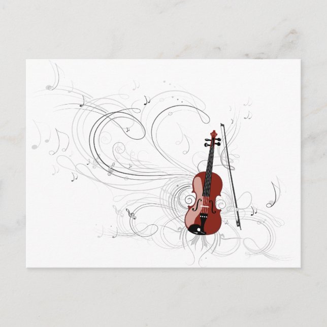 Fiddle Symphony Postkarte (Vorderseite)