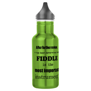 Fiddle wichtigstes Instrument Edelstahlflasche