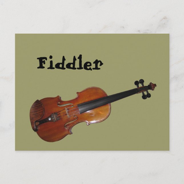 Fiddler Postkarte (Vorderseite)