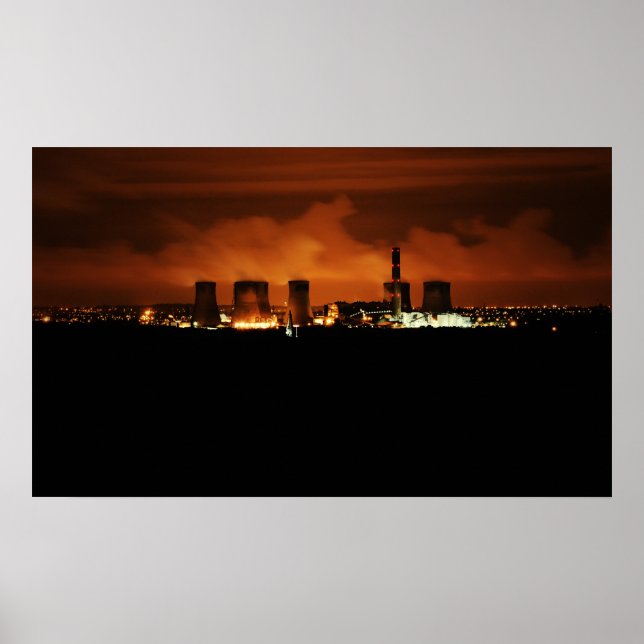 Fiddlers Ferry Power Station Poster (Vorne)