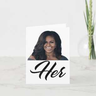 Fiddlesticks T-Shirts Womens Her Michelle Obama - Karte