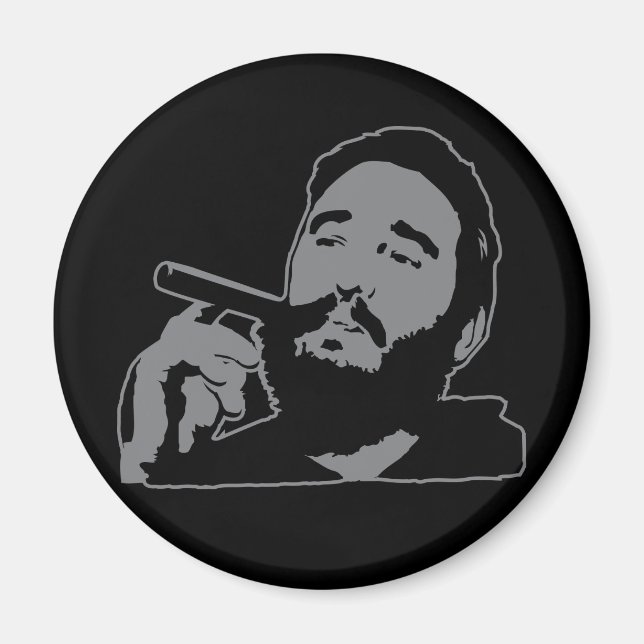 Fidel Castro avec aimant Portrait Cigar (Devant)