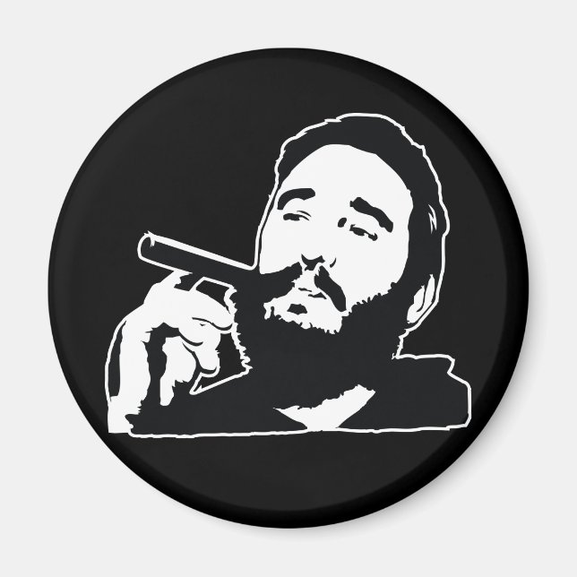 Fidel Castro avec aimant Portrait Cigar (Devant)