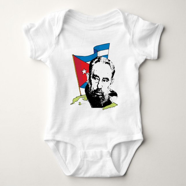 Fidel Castro Baby Strampler (Vorderseite)