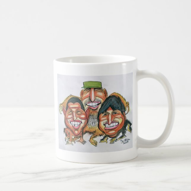 Fidel Castro, Hugo Chavez, evo Moral Kaffeetasse (Rechts)