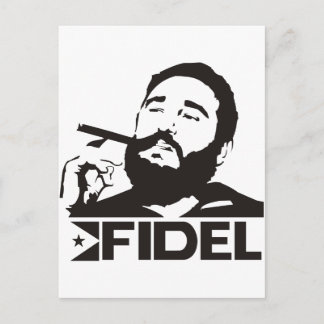 Fidel Castro Postkarte