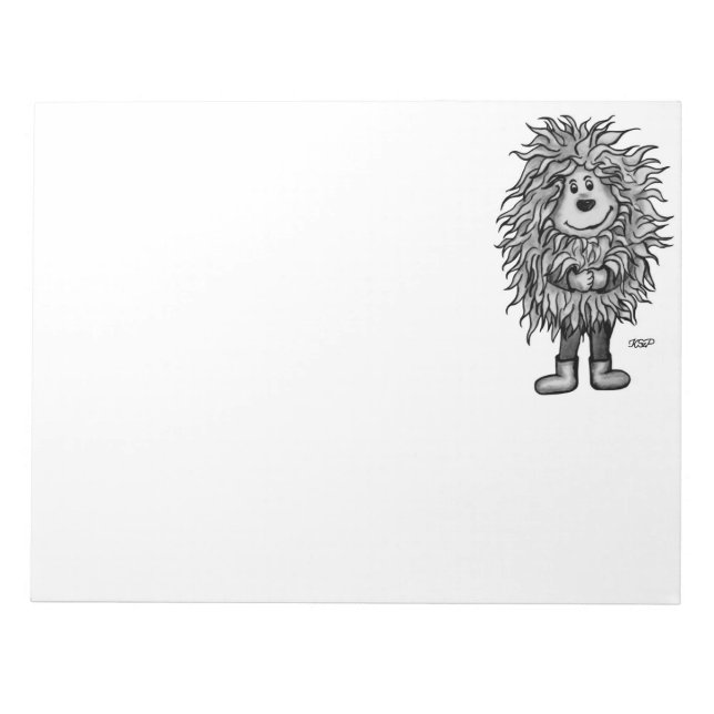 Fidel der kleine Wald Goblin Notizblock (Vorderseite)