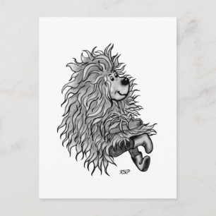 Fidel der kleine Wald Goblin Postkarte