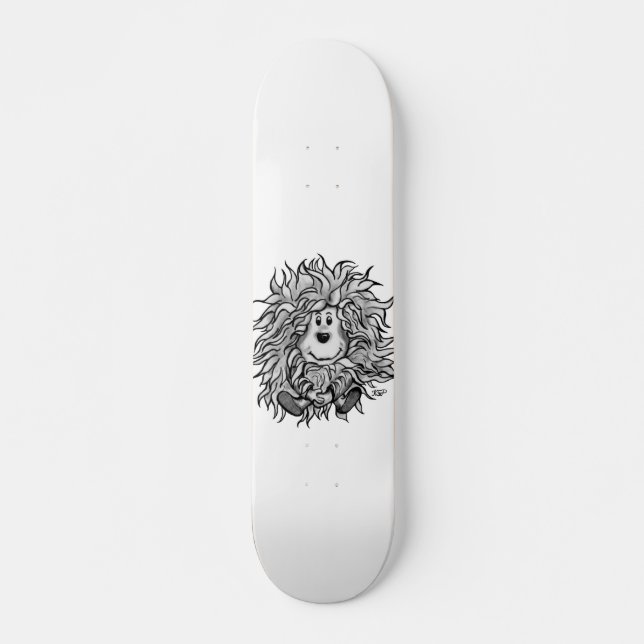 Fidel der kleine Wald Goblin Skateboard (Vorne)