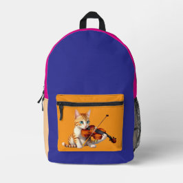 Fidel Kitty Bedruckter Rucksack