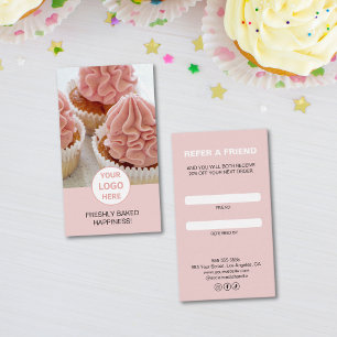 Fidélité Boulangerie Logo personnalisé Carte de référence p