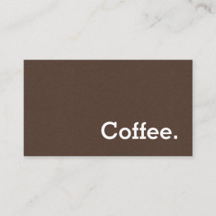 Fidélité Brun foncé de carte perforée de café de fidéli