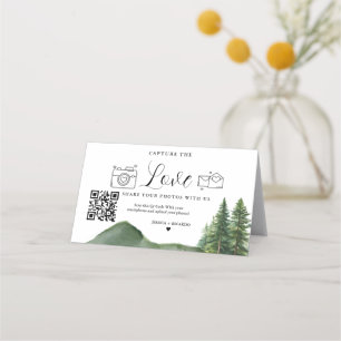 Fidélité Capturez la carte de code QR Love Mariage, Carte p