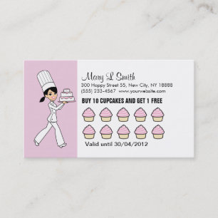 Fidélité Carte 2 de récompense de petit gâteau