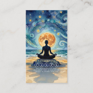 Fidélité Carte de 5 cours de Yoga Méditation sous le ciel é