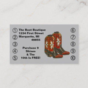 Fidélité Carte de pansement pour hommes d'affaires Cowboy H