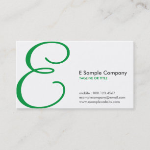Fidélité carte de punch verte monogramme aérien