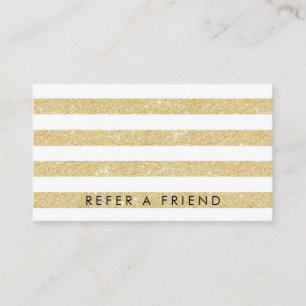 Fidélité Carte de référence de la Parties scintillant d'or