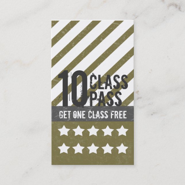 Fidélité Carte de visite de Boot Camp (Devant)