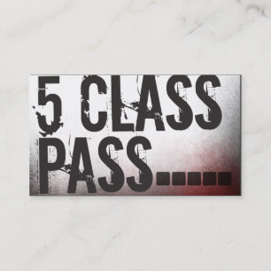 Fidélité Carte mélangée de passage de classe du carte de