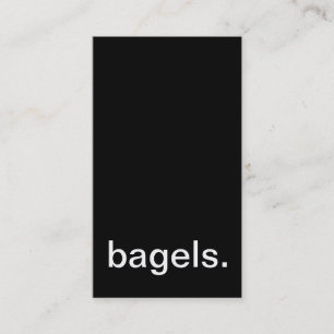Fidélité carte perforée de bagels