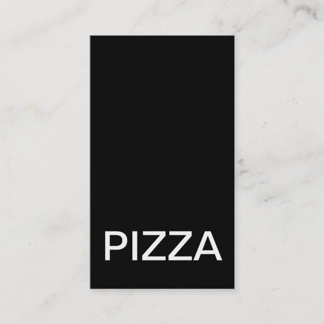 Fidélité carte perforée de pizza (Devant)